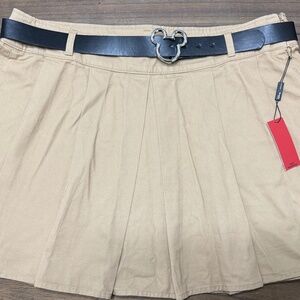 Disney x Forever 21 Khaki Skirt with Belt New With Tags